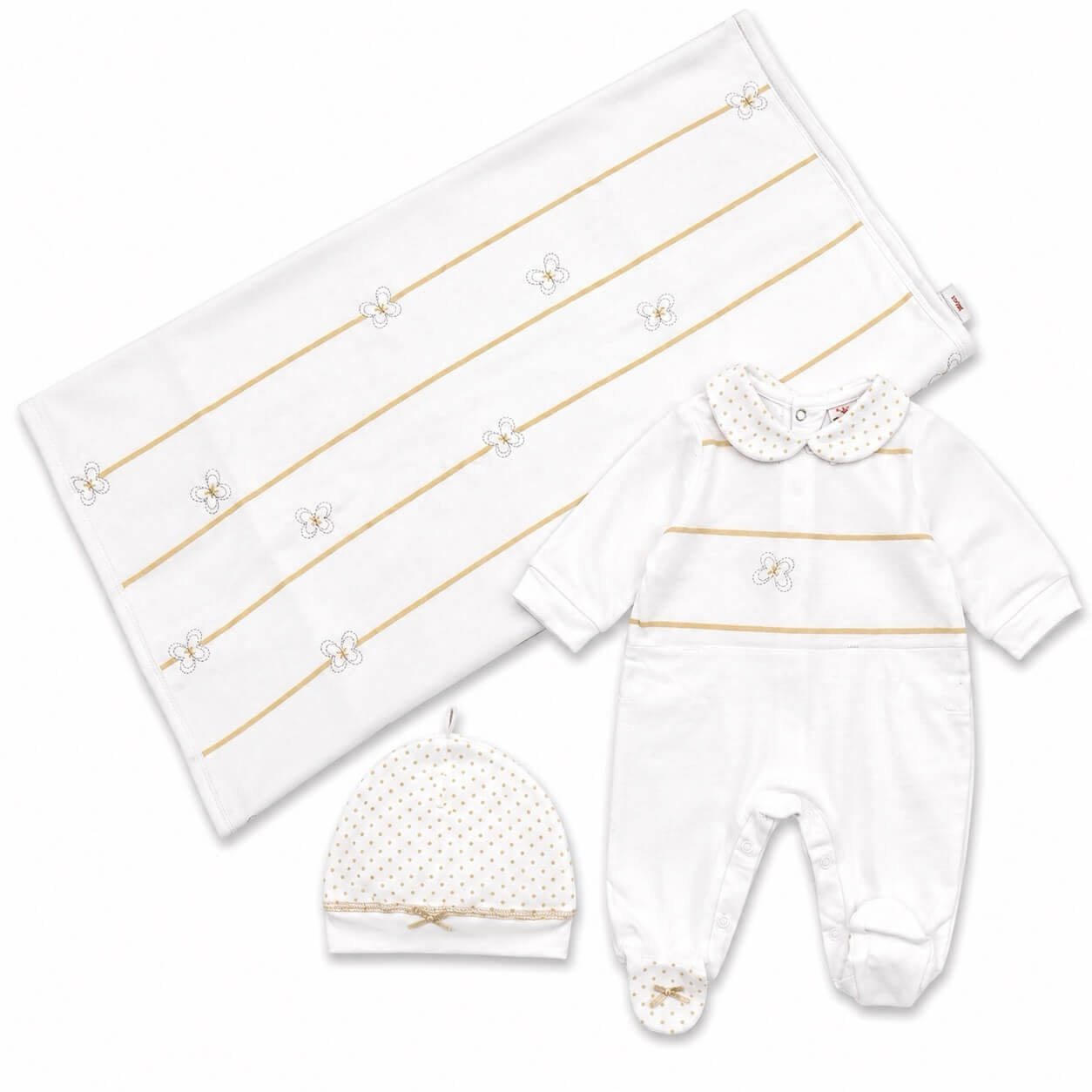 Baby-Set aus Baumwolle – Preziosini