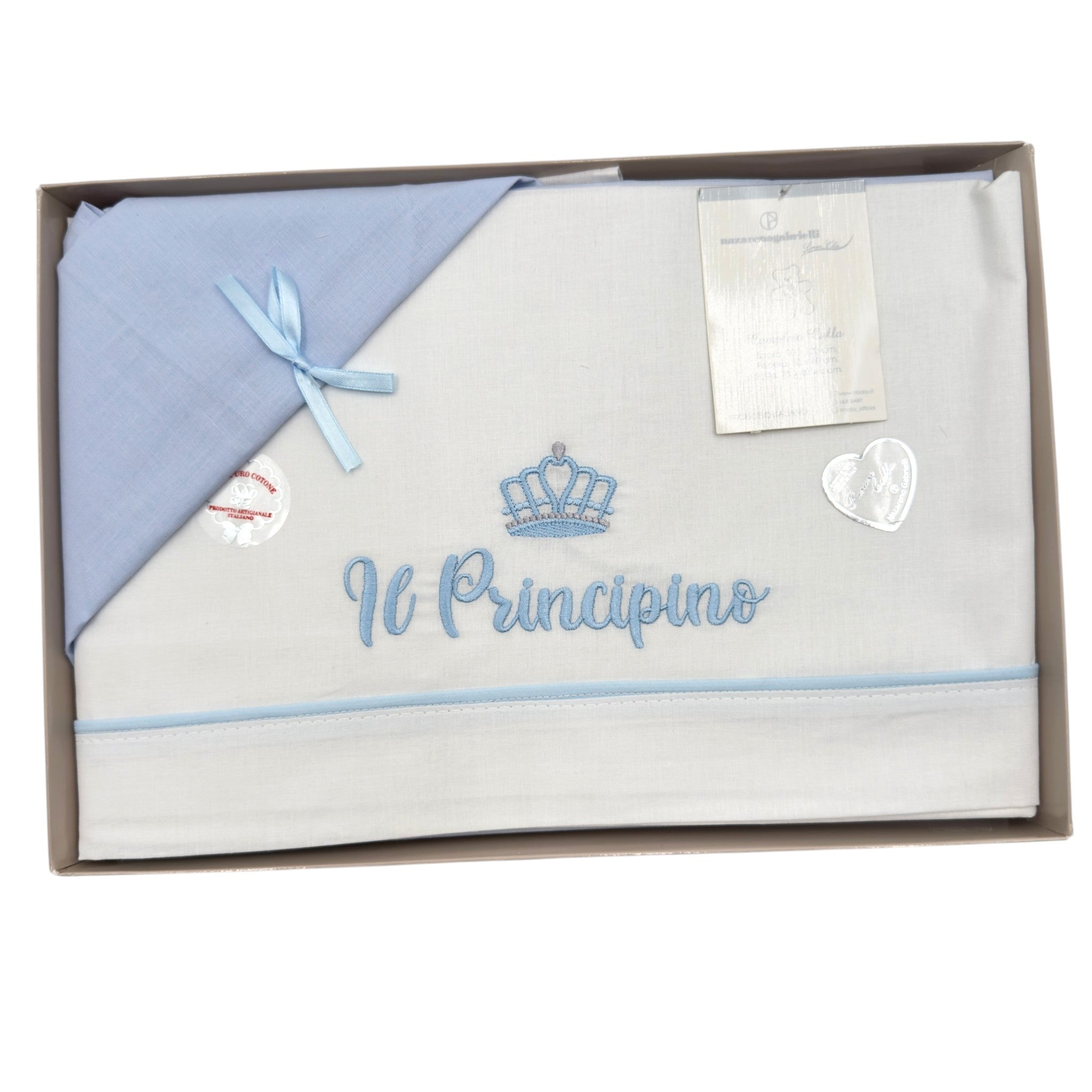 Completo Carrozzina Principe 100% Cotone