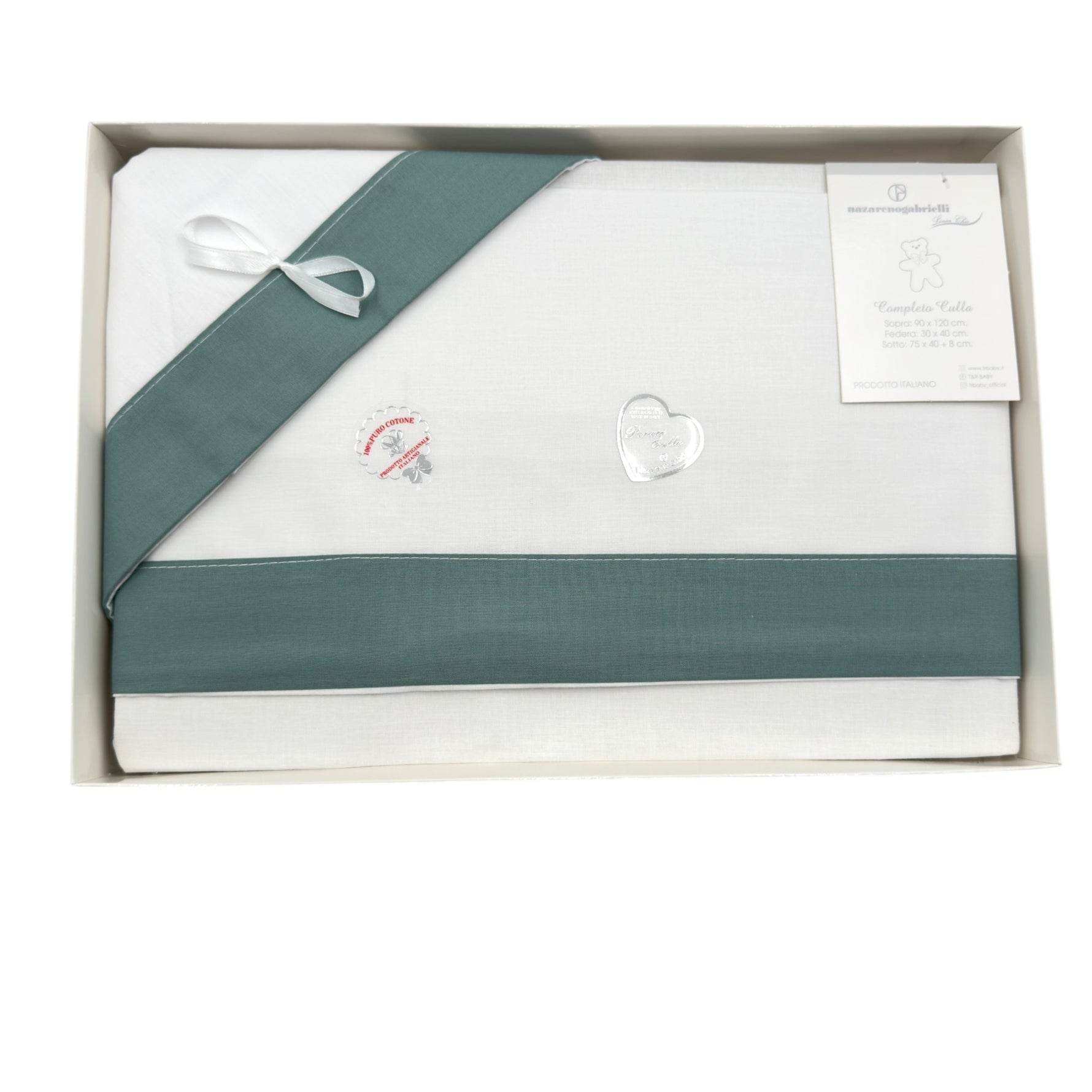 Completo Carrozzina Per stampe e ricami 100% Cotone