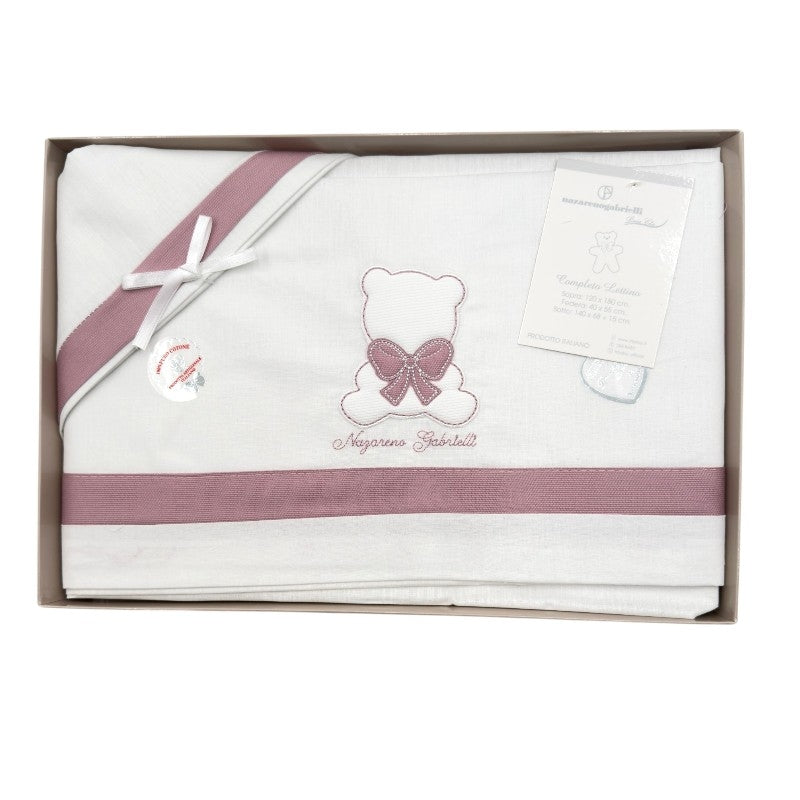 Completo Culla/Lettino Orsetto 100% Cotone