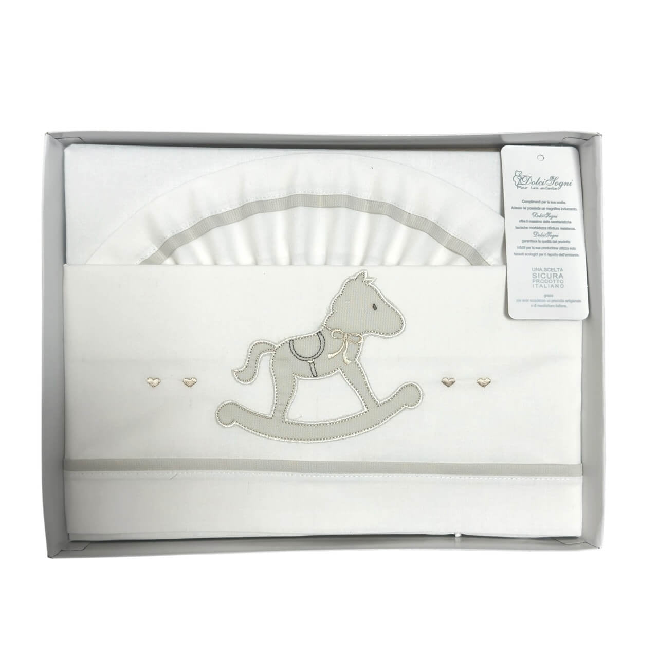 Completo Carrozzina 100% Cotone - Dolci Sogni