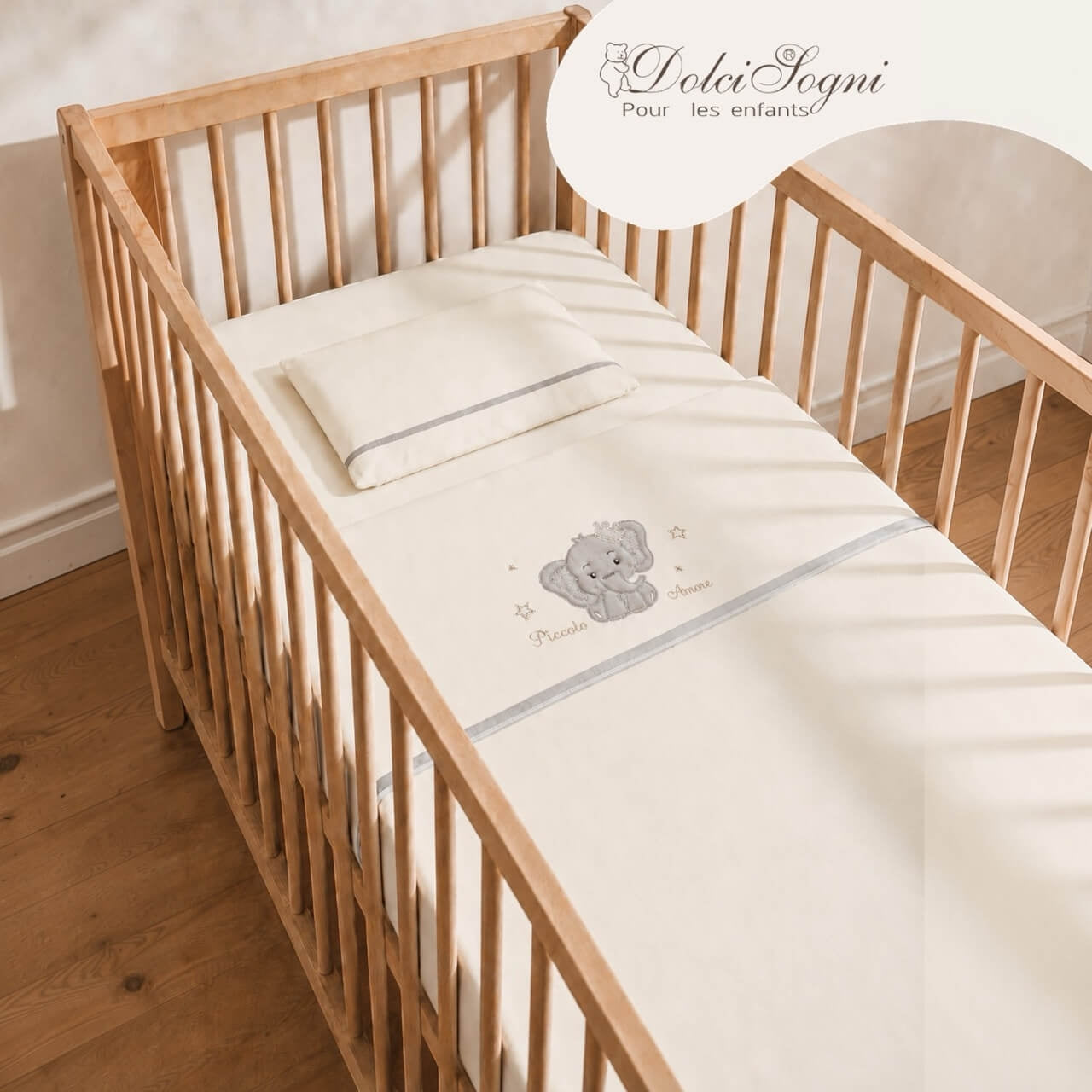 Completo Culla/Lettino 100% Cotone - Dolci Sogni