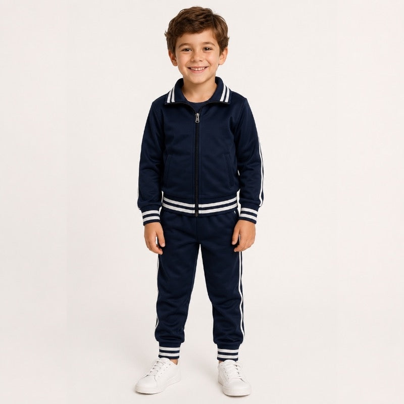 Acetat-Fleece-Schultrainingsanzug
