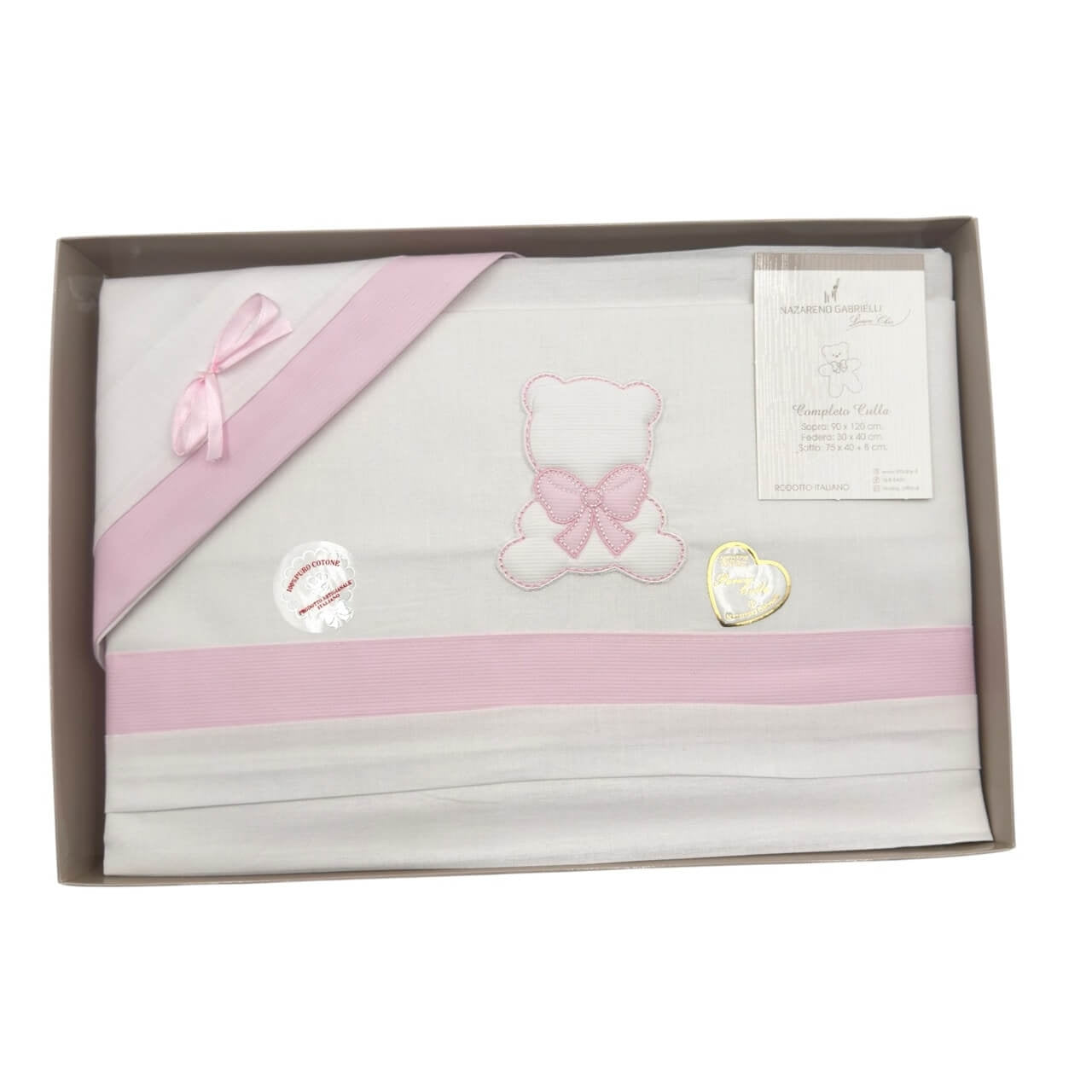 Completo Carrozzina 100% Cotone