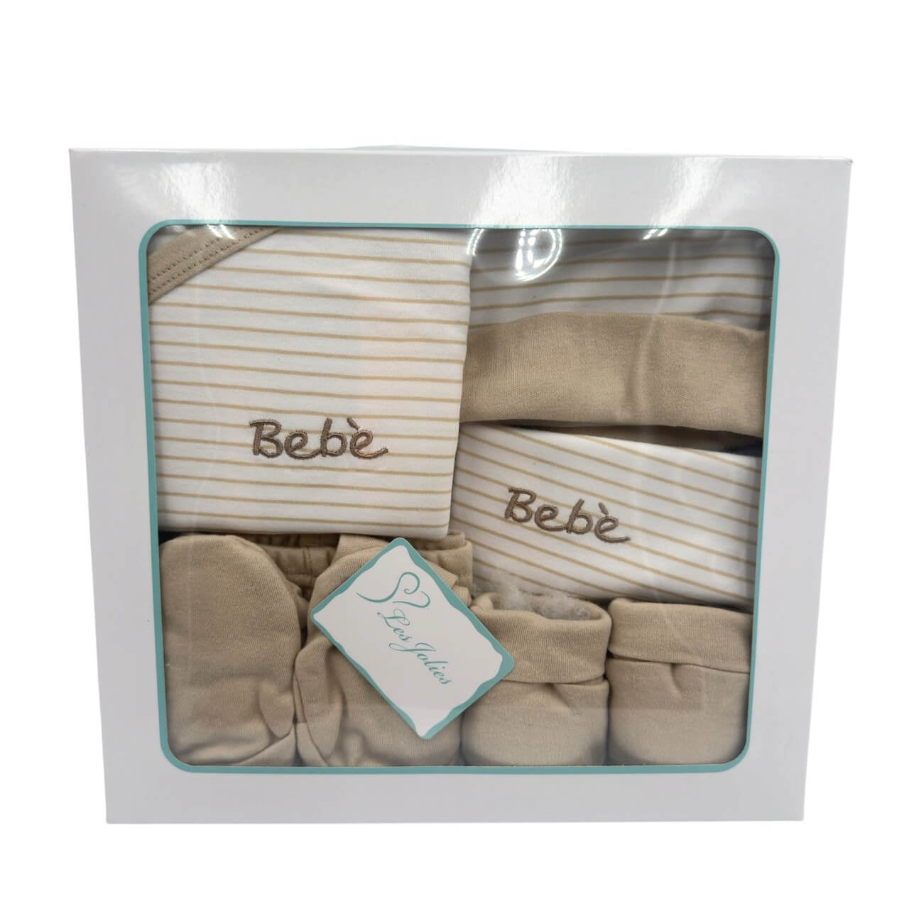Set nascita 5 pezzi in caldo cotone - Les Jolies