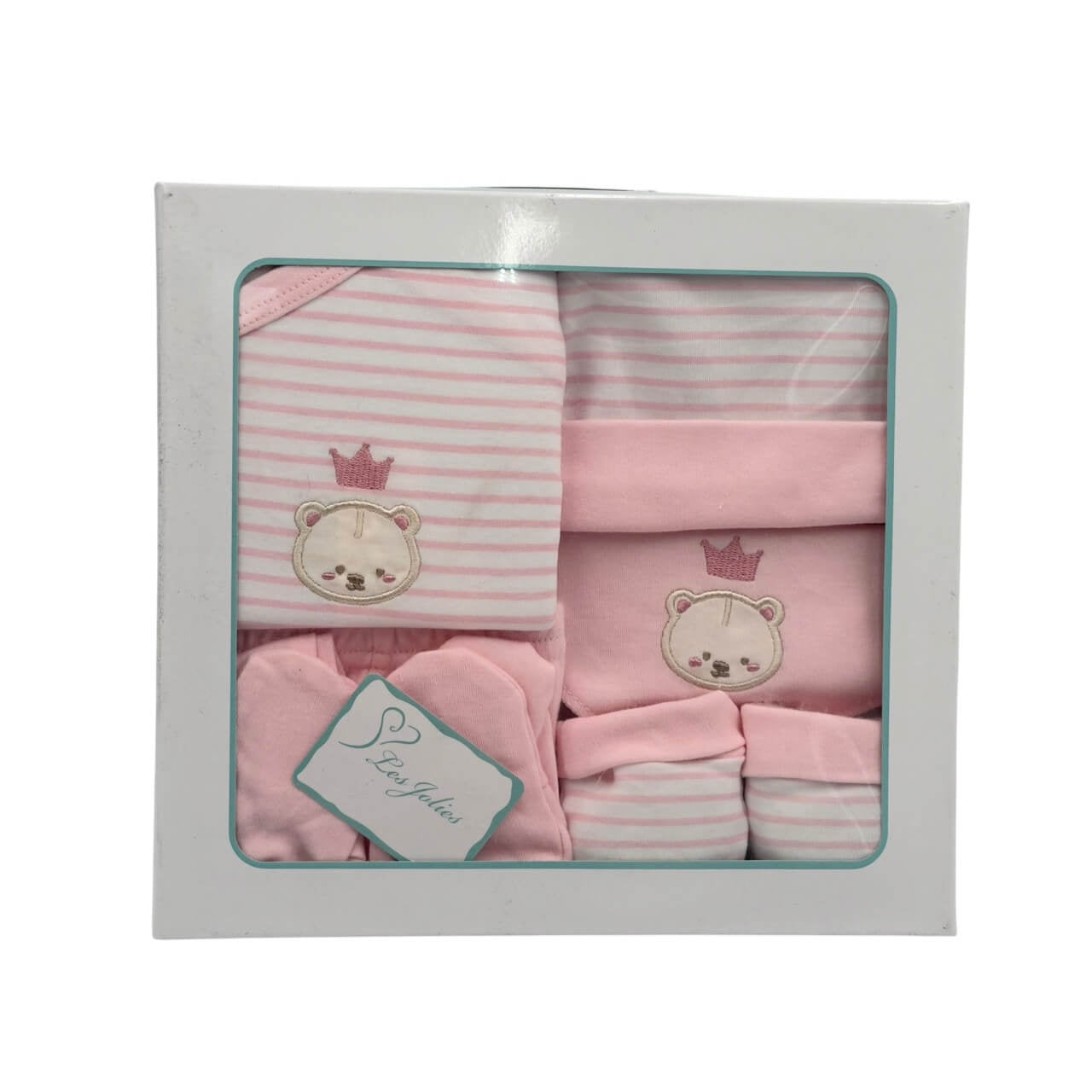 Set nascita 5 pezzi in caldo cotone - Les Jolies