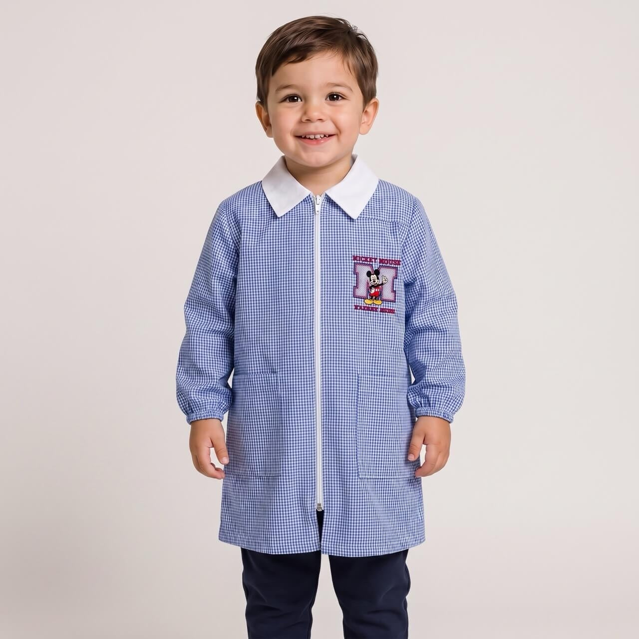 Grembiule Con zip Asilo scuola Mickey Mouse