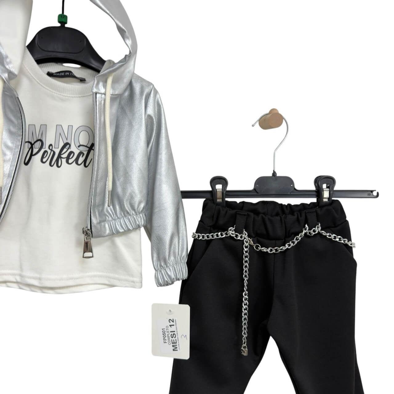 Completo Neonata Caldo Cotone 3 Pezzi - Fun Paris