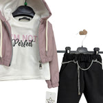 Completo Neonata Caldo Cotone 3 Pezzi - Fun Paris