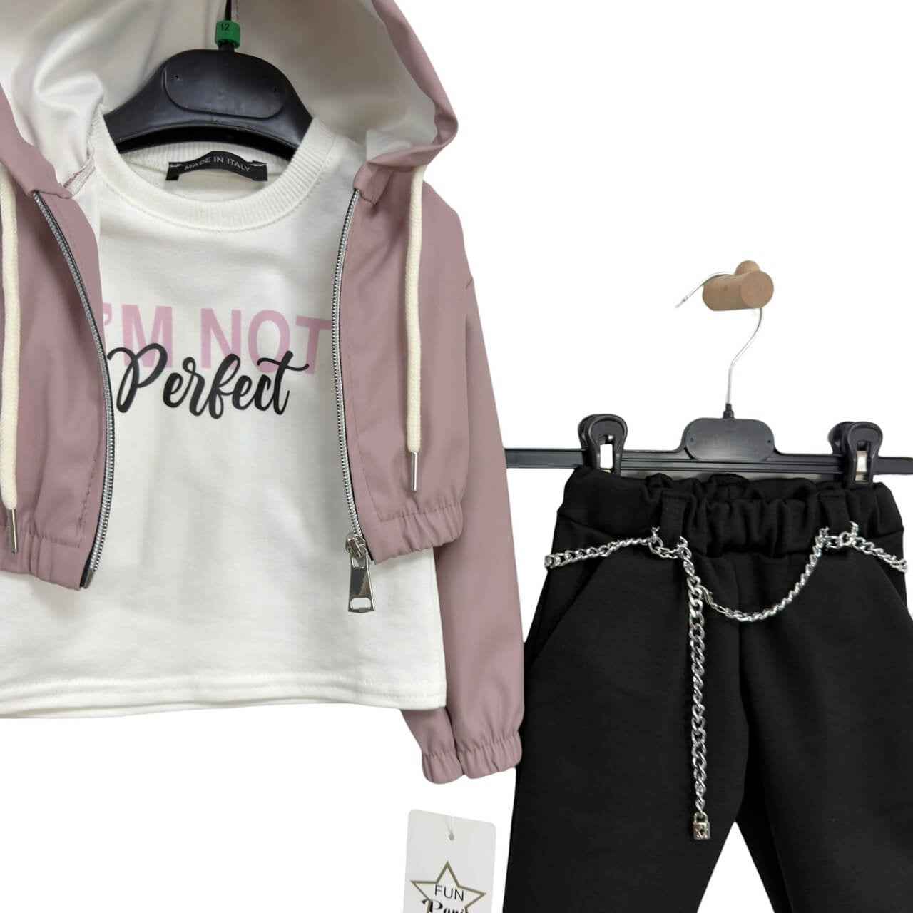 Completo Neonata Caldo Cotone 3 Pezzi - Fun Paris