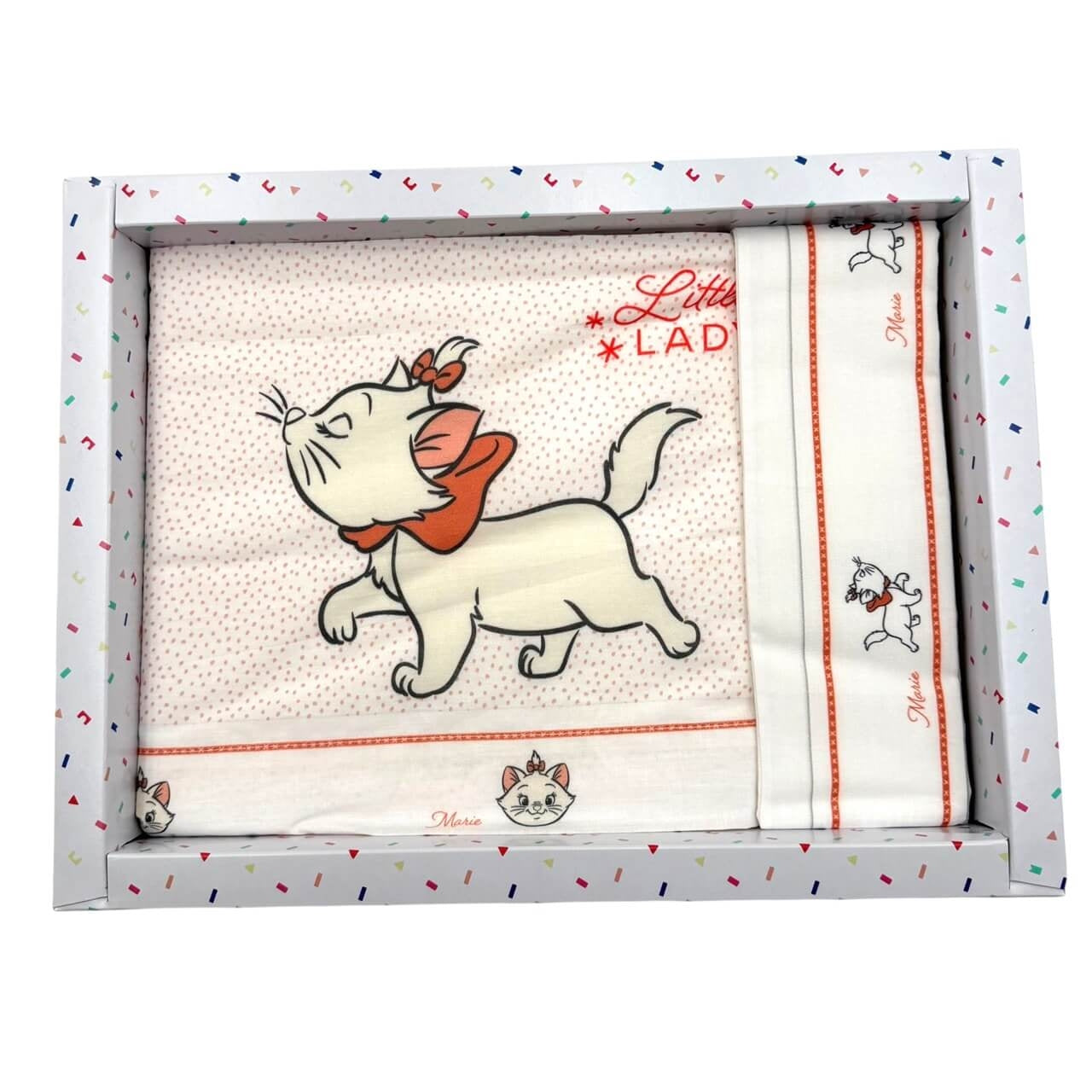 Completo Lettino Aristogatti 100% Cotone