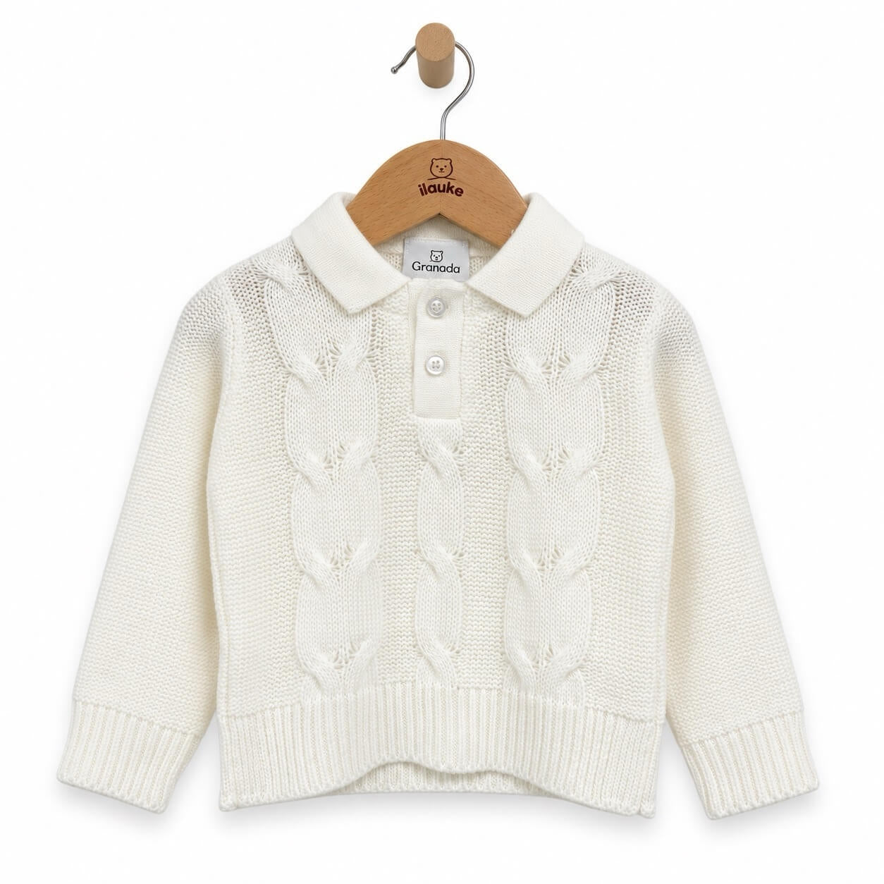 Maglione Neonato Collo Polo - Granada
