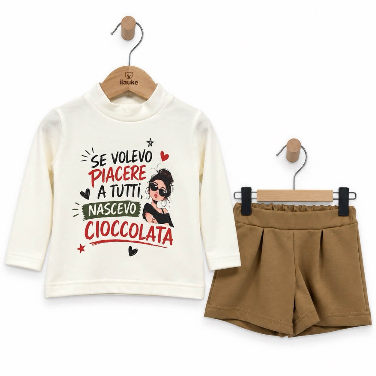 Completo Cioccolata Neonata Caldo Cotone