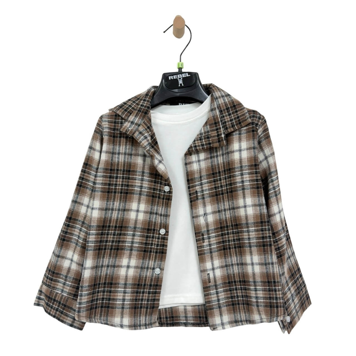Completo – Camicia + T-shirt Bianca - Rebel