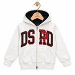 Felpa stampata invernale Felpata con zip - XOUT JEANS