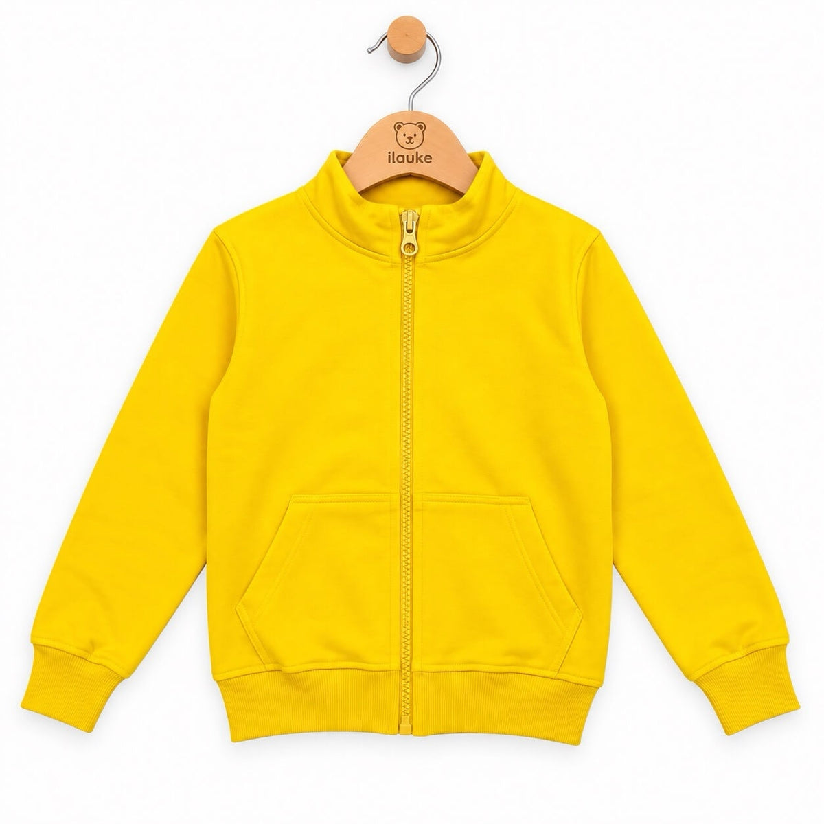 Gelbes Baumwoll-Sweatshirt