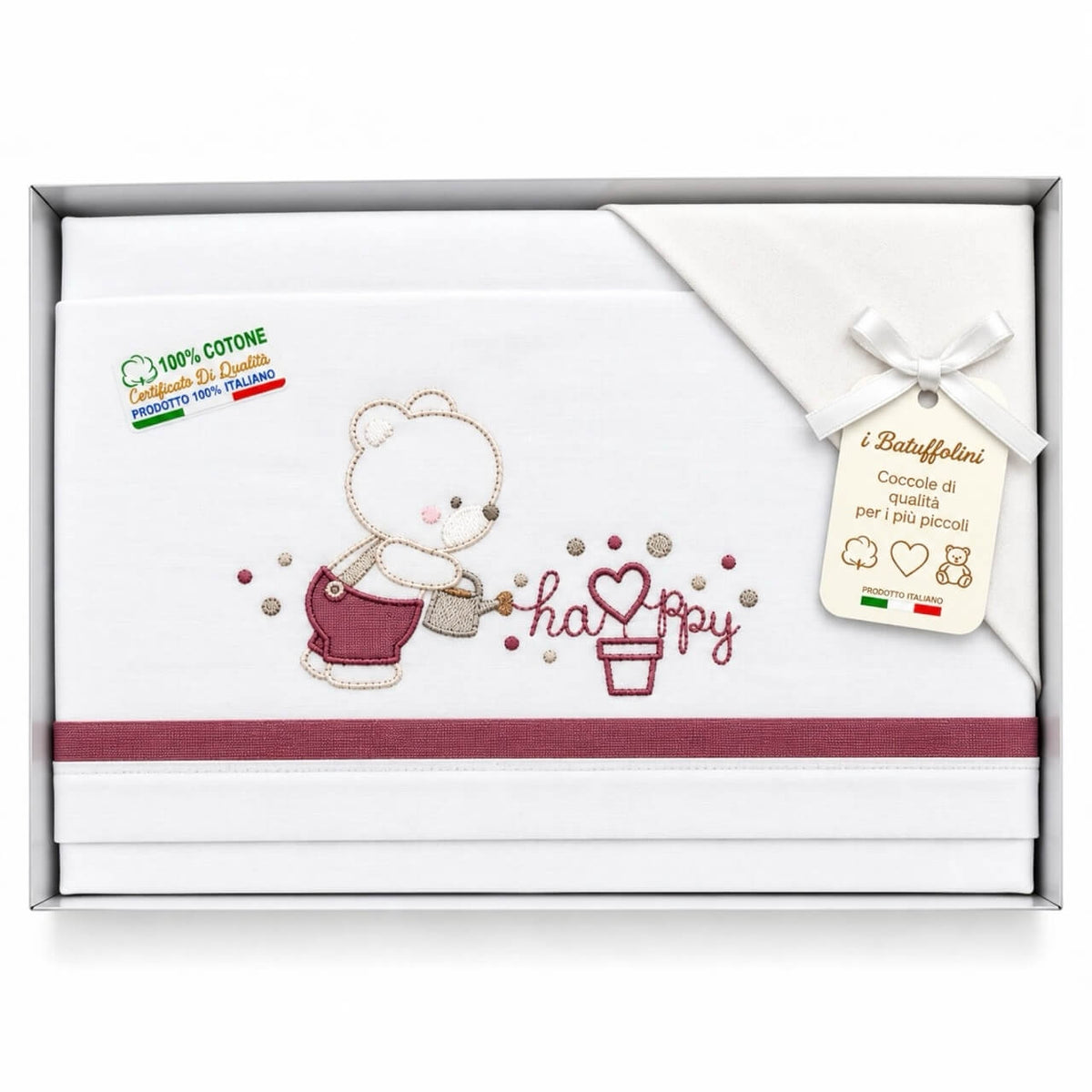 Completo Carrozzina Batuffolini 100% Cotone