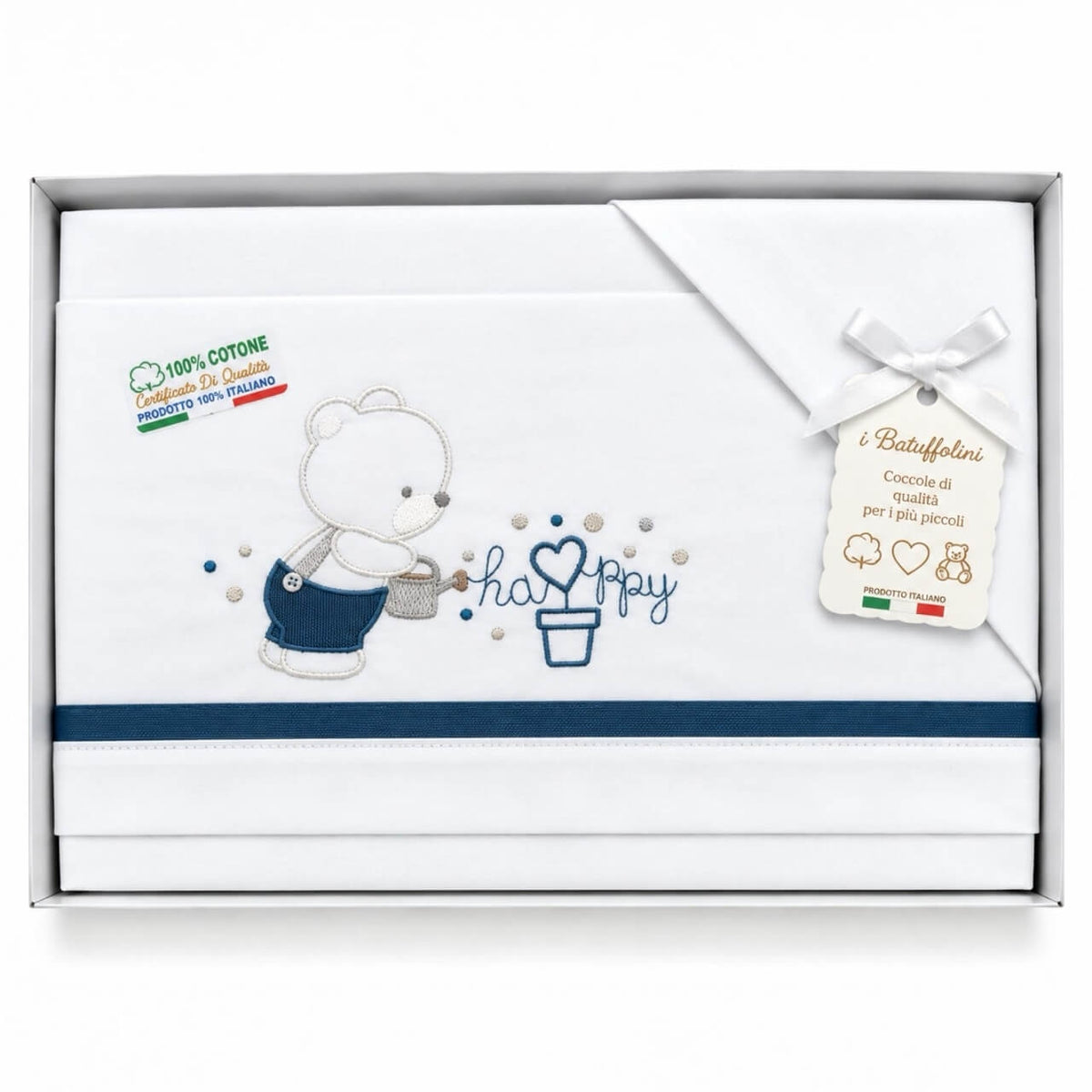 Completo Carrozzina Batuffolini 100% Cotone