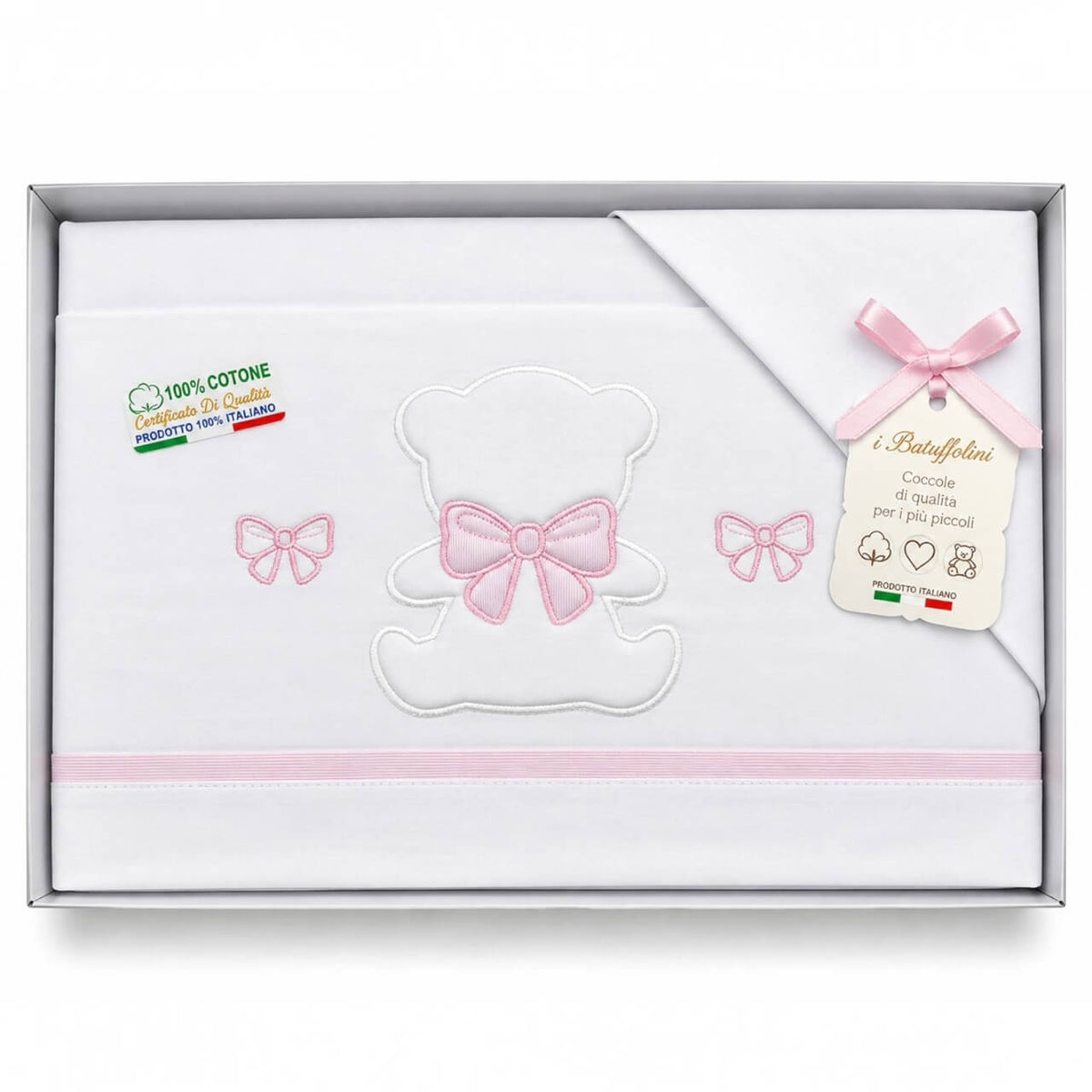 Completo Carrozzina Batuffolini 100% Cotone