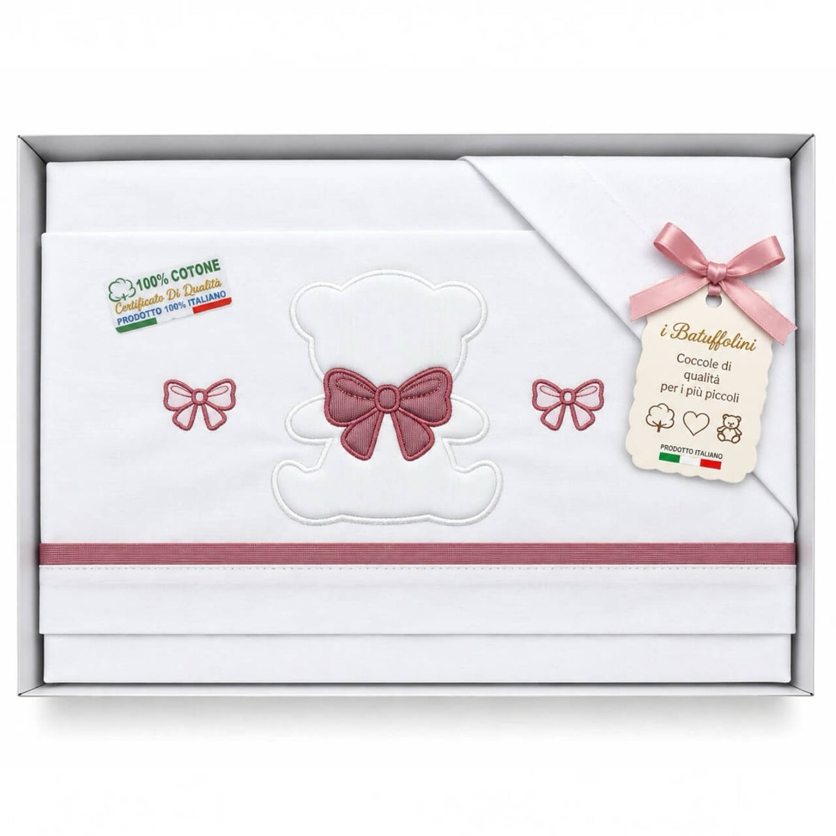 Completo Carrozzina Batuffolini 100% Cotone
