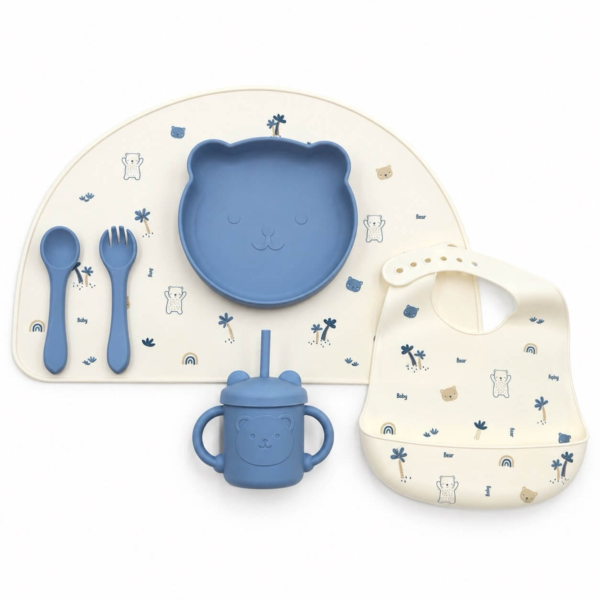 Set Pappa da 6 Pezzi in Silicone - Ellepi