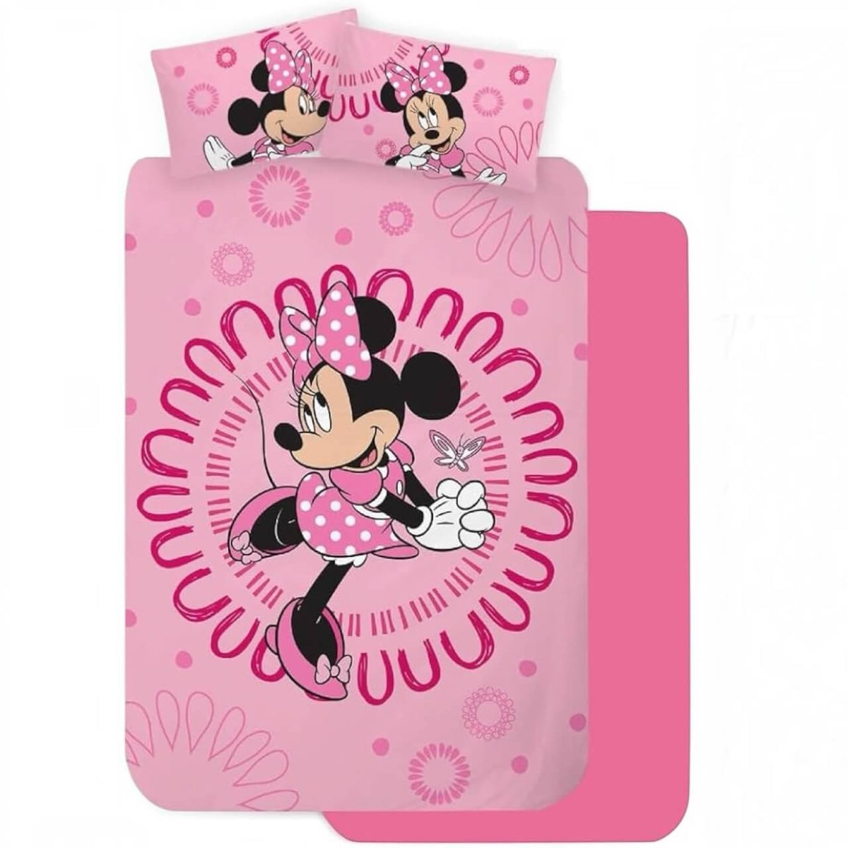 Completo Letto Piazzato 1 Piazza Disney Minnie