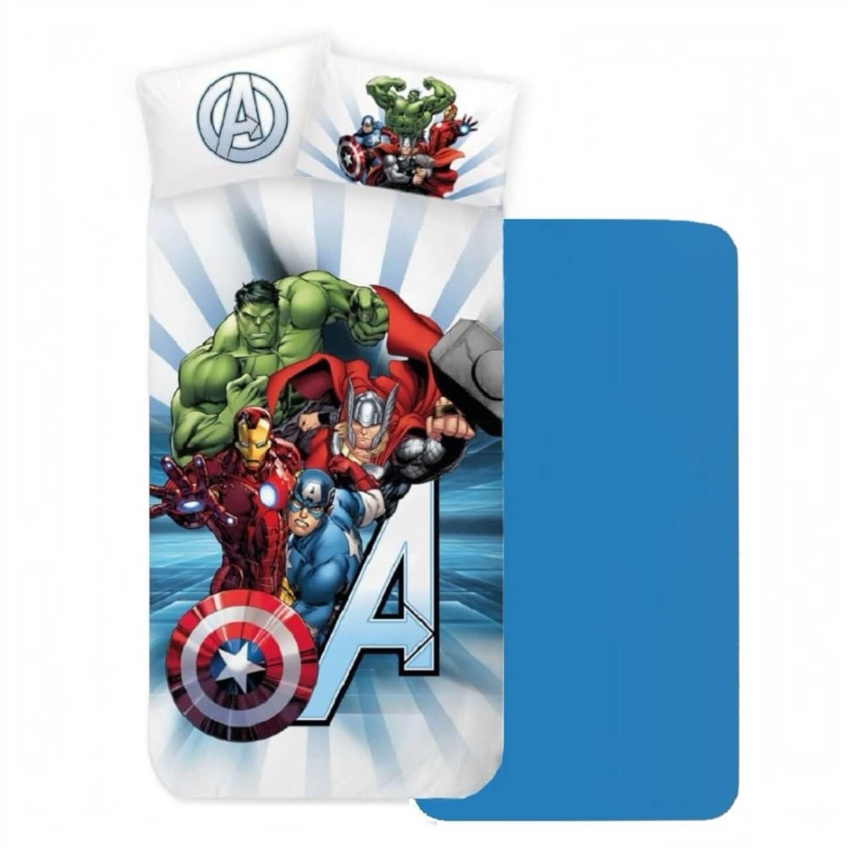 Completo Letto Piazzato 1 Piazza Avengers