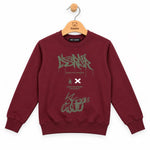 Felpa invernale Felpata Retro stampato - XOUT JEANS