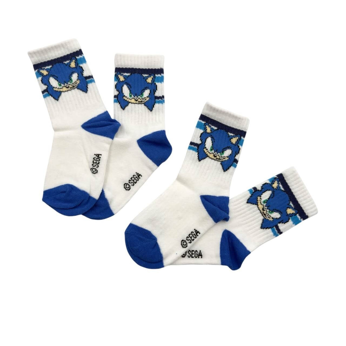 2 Coppie di Calzini Spugna Sport Sonic