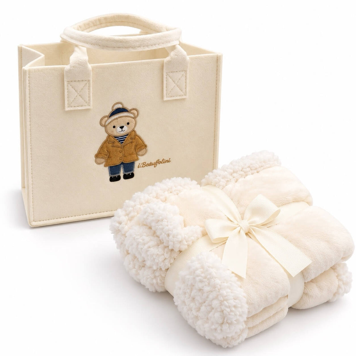 Set regalo Borsa con copertina Carrozzina in Coral  - Batuffolini