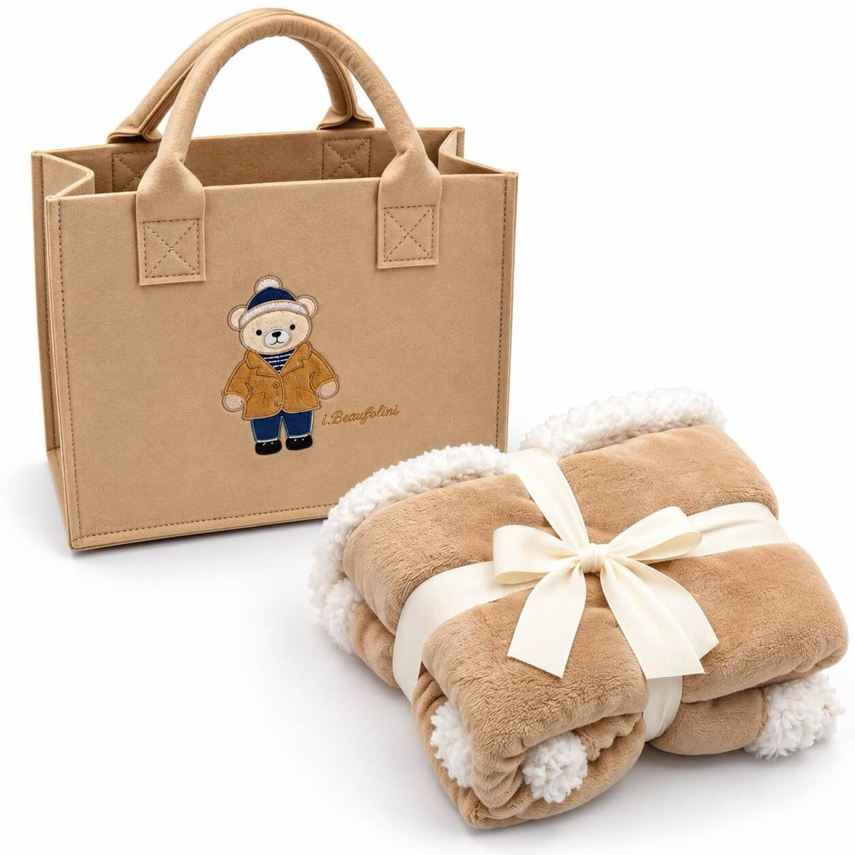 Set regalo Borsa con copertina Carrozzina in Coral  - Batuffolini