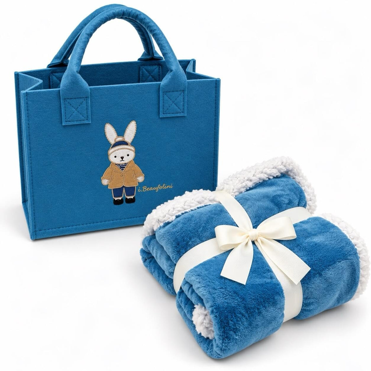Set regalo Borsa con copertina Lettino in Coral  - Batuffolini