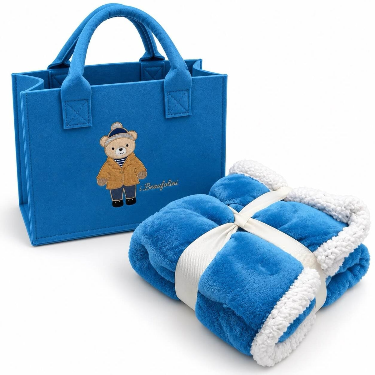 Set regalo Borsa con copertina Lettino in Coral  - Batuffolini