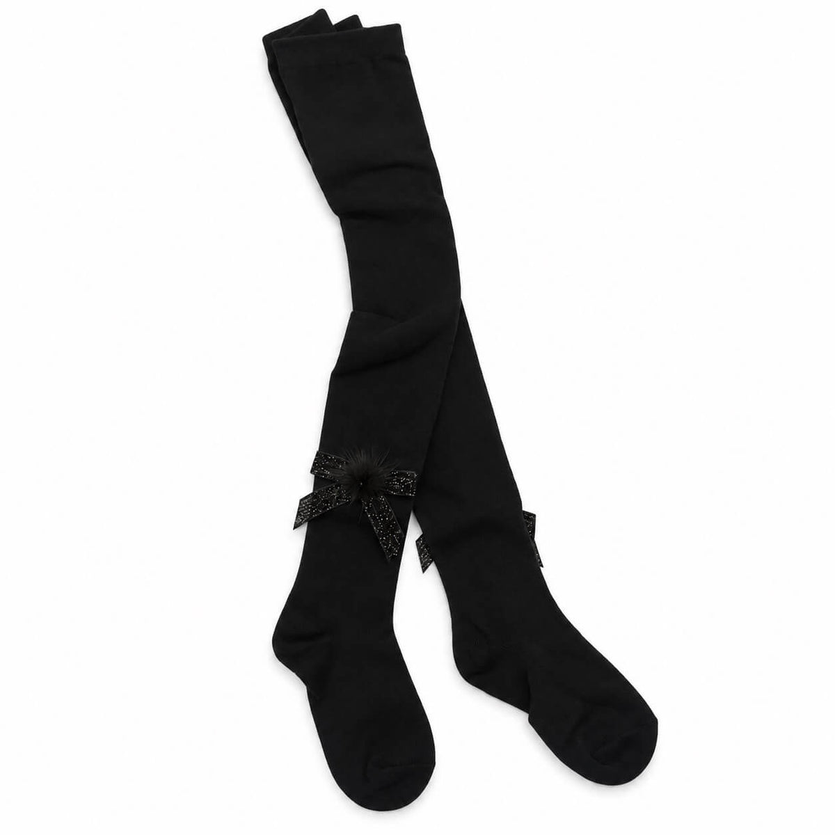 Calzamaglia Fiocco Caldo Cotone Bimba