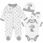 Set 4 pezzi in Caldo Cotone - Melanie