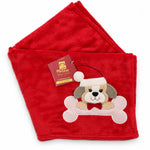 Coperta Rossa in Coral Per Carrozzina - Melanie