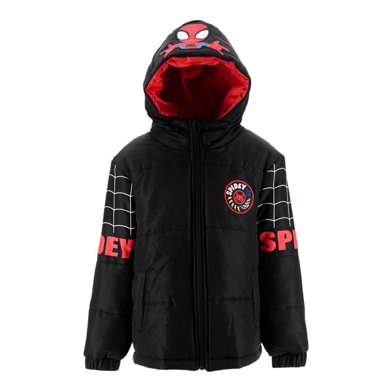 Giubbotto Bambino Imbottito con Cappuccio – Spidey