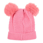 Cappello Bambina in Maglia con Doppio Pompon – Disney Minnie