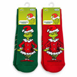 2 Coppie Antiscivolo Calzini Antiscivolo Natalizi Bambino – Il Grinch