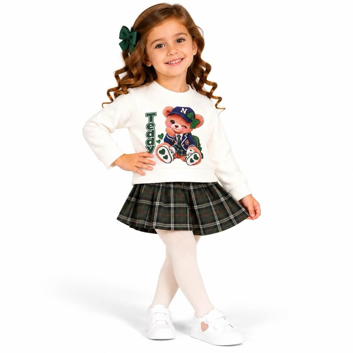 Completo 3 Pezzi Neonata Caldo Cotone - Fun Paris