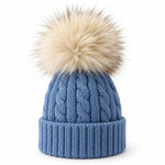 Cappello in Misto Lana PopPon in Volpe