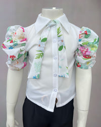 Camicia Maniche Floreali - Mstore016