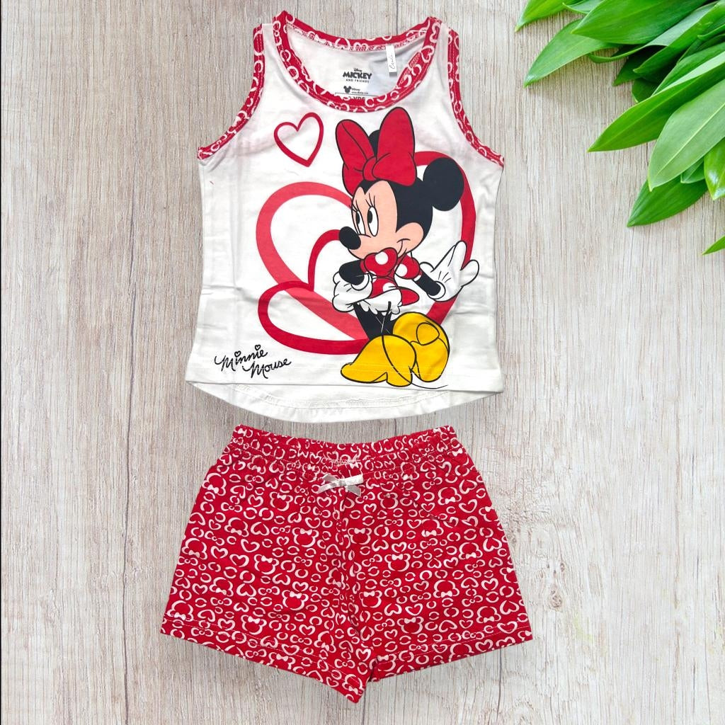 Completo Disney Minnie  100% Cotone - Mstore016