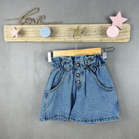 Shorts a Caramella di Jeans Neonata - Mstore016