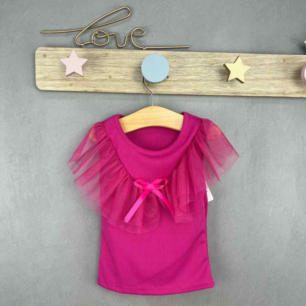 Maglia Con Fiocco e Tulle - Mstore016