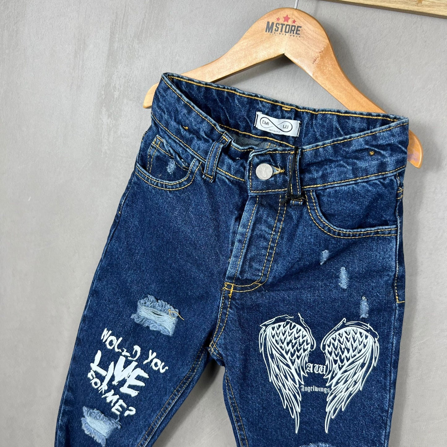 Jeans Bimbo Stampato - Mstore016