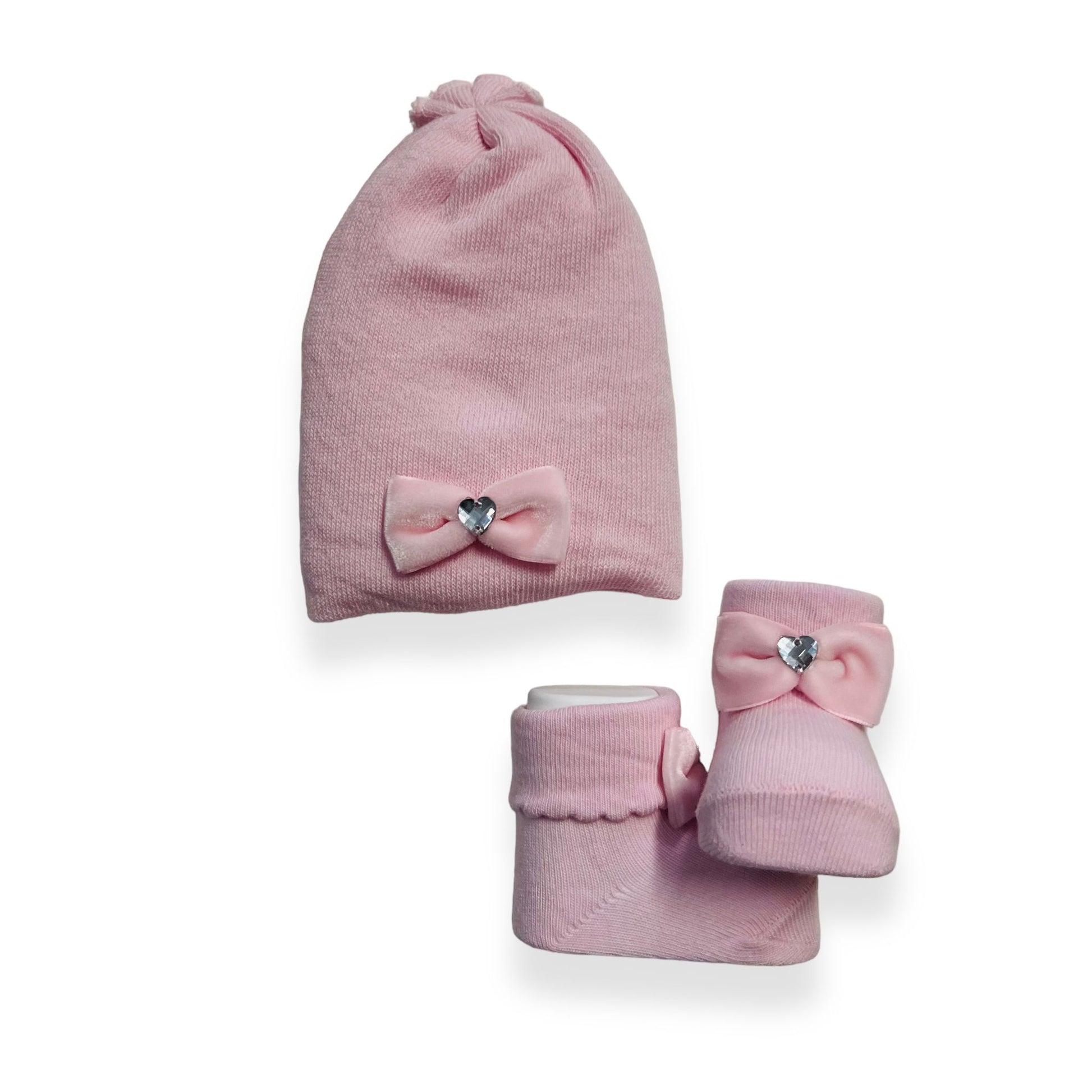 Set Cappello+scarpe in Caldo Cotone - Mstore016