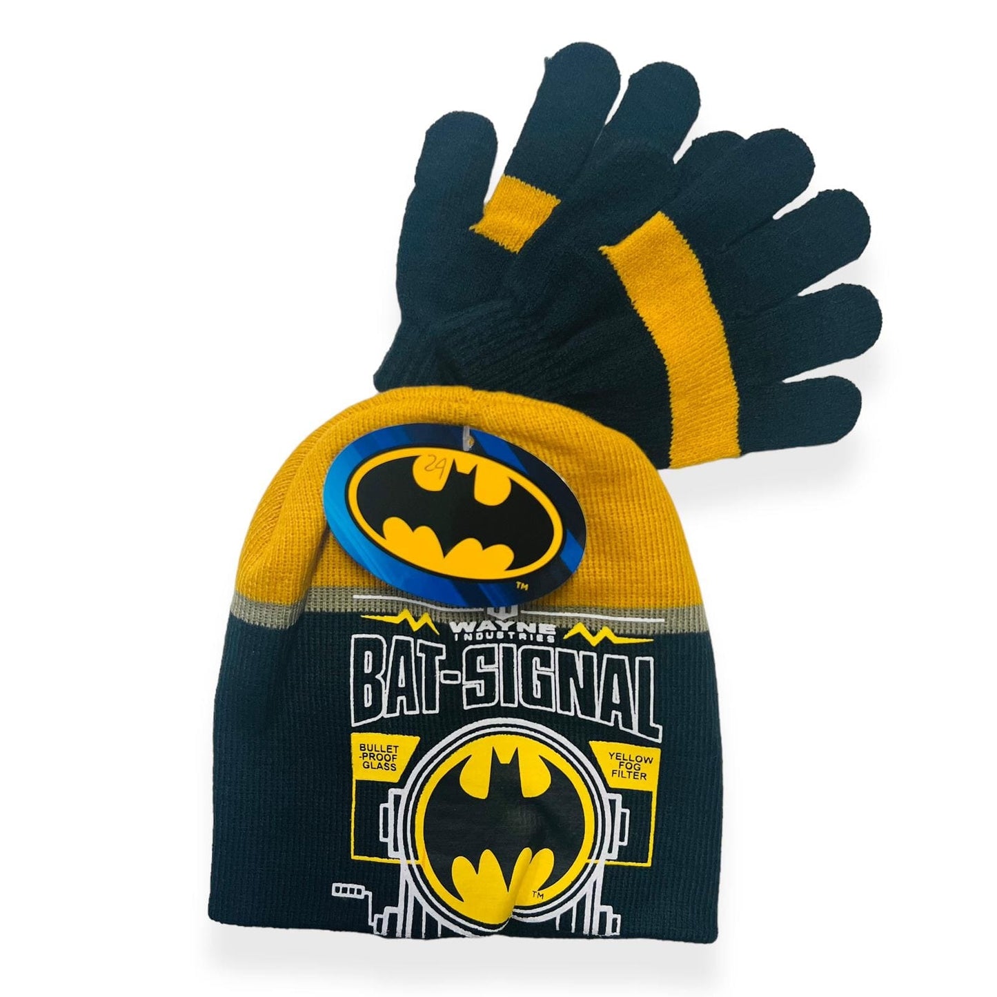 Cappello in Lana Batman con Guanti - Mstore016