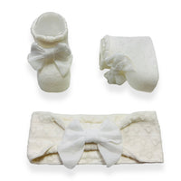 Set Scarpine + Fascia Neonata in Caldo cotone - Mstore016