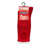 Hohe Socken aus warmer Baumwolle